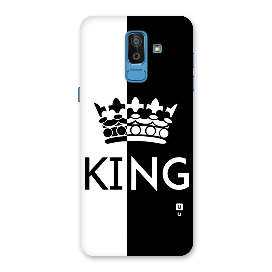 Aesthetic Crown King Back Case for Galaxy J8
