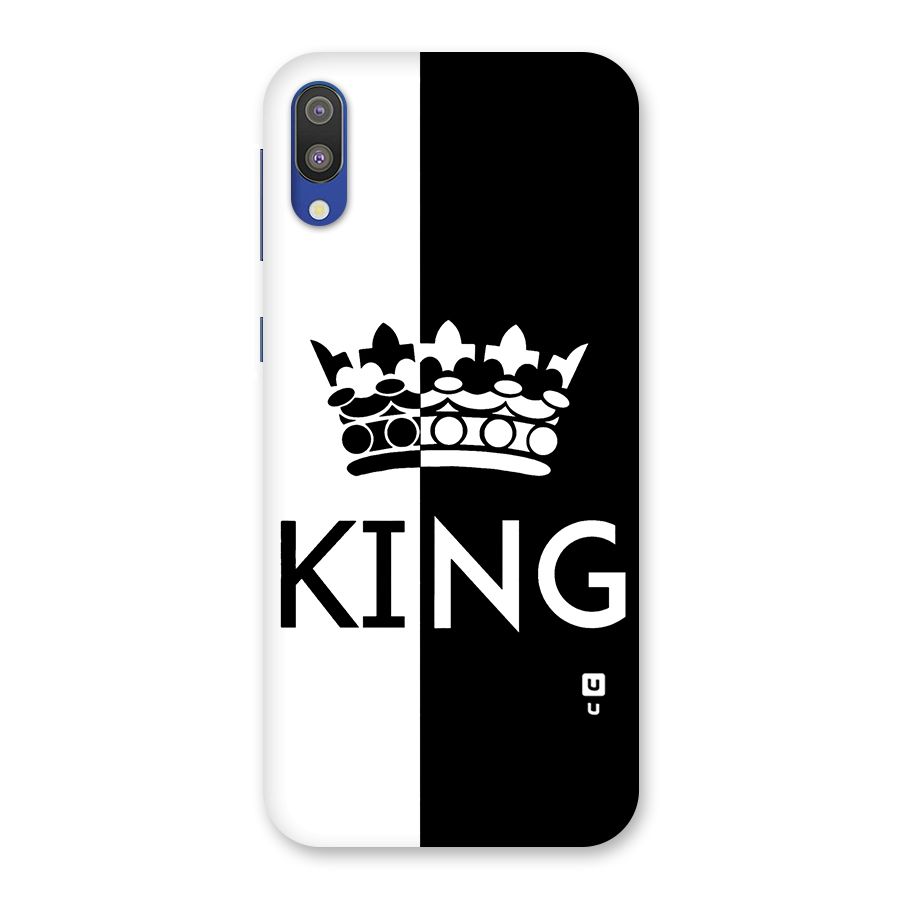 Aesthetic Crown King Back Case for Galaxy M10