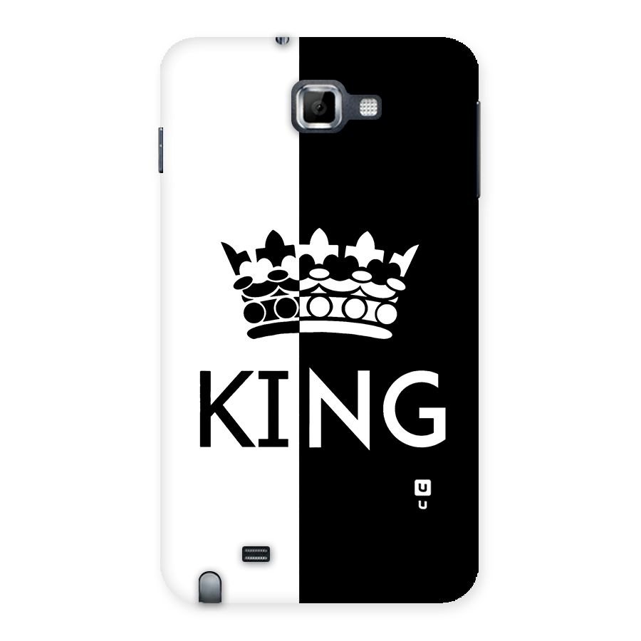 Aesthetic Crown King Back Case for Galaxy Note