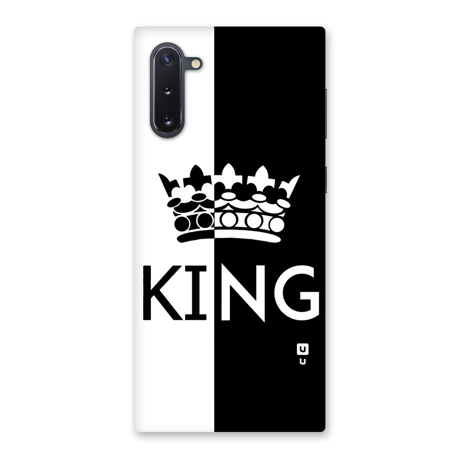 Aesthetic Crown King Back Case for Galaxy Note 10