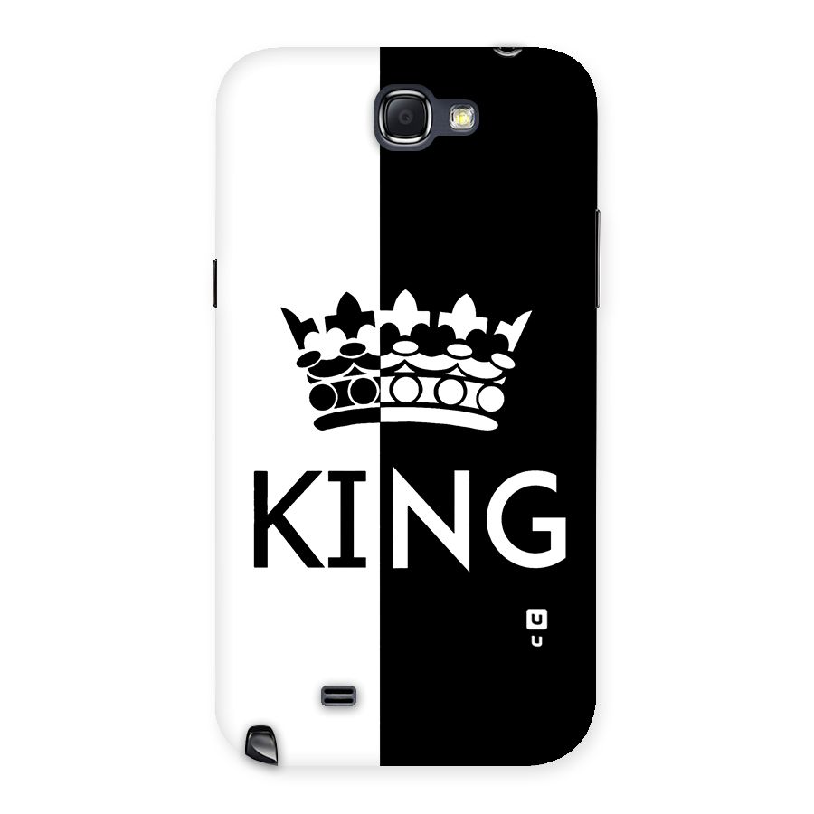 Aesthetic Crown King Back Case for Galaxy Note 2