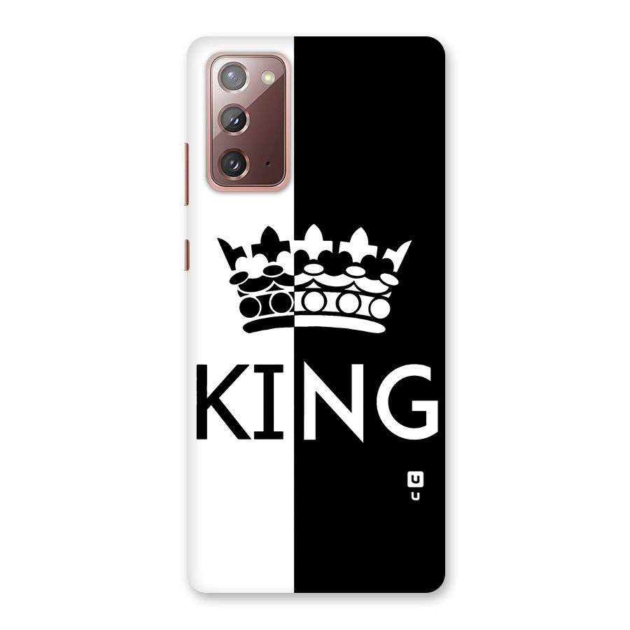 Aesthetic Crown King Back Case for Galaxy Note 20