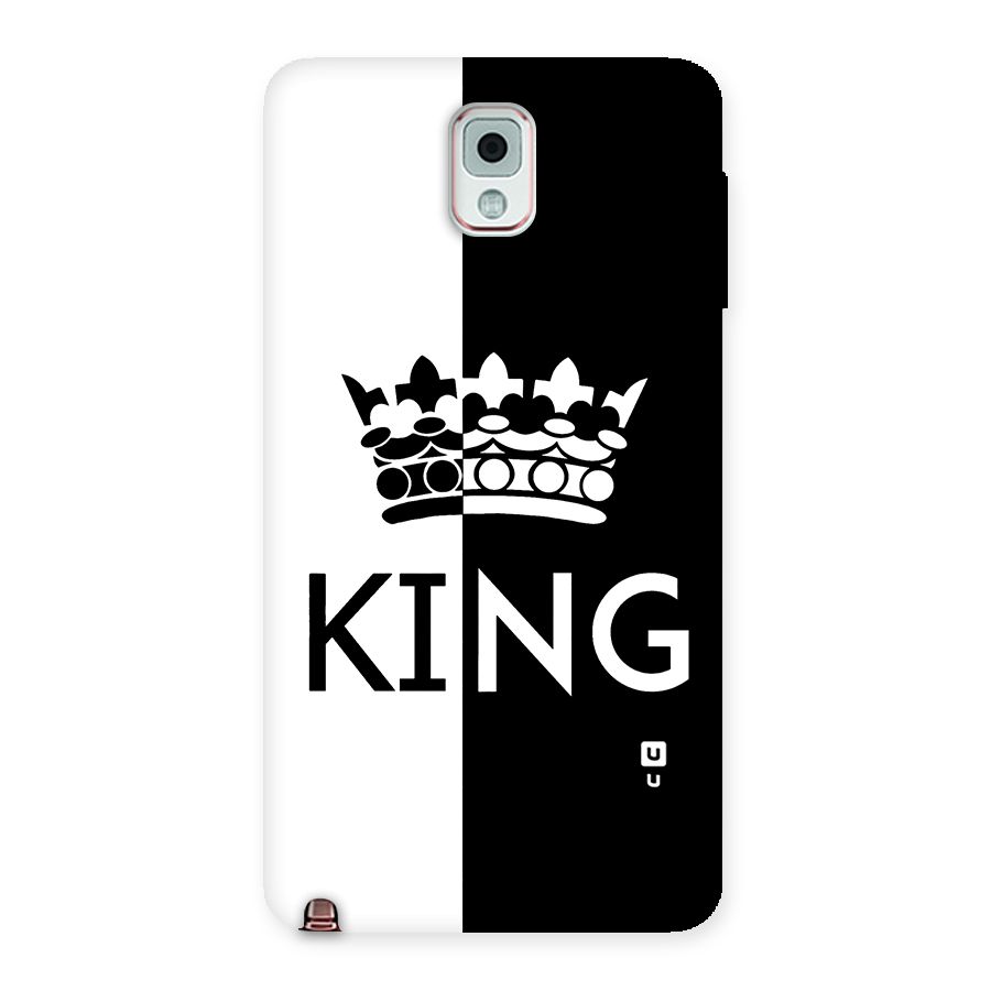 Aesthetic Crown King Back Case for Galaxy Note 3