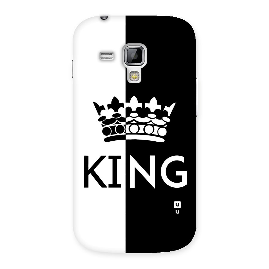 Aesthetic Crown King Back Case for Galaxy S Duos