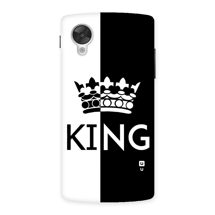 Aesthetic Crown King Back Case for Google Nexsus 5
