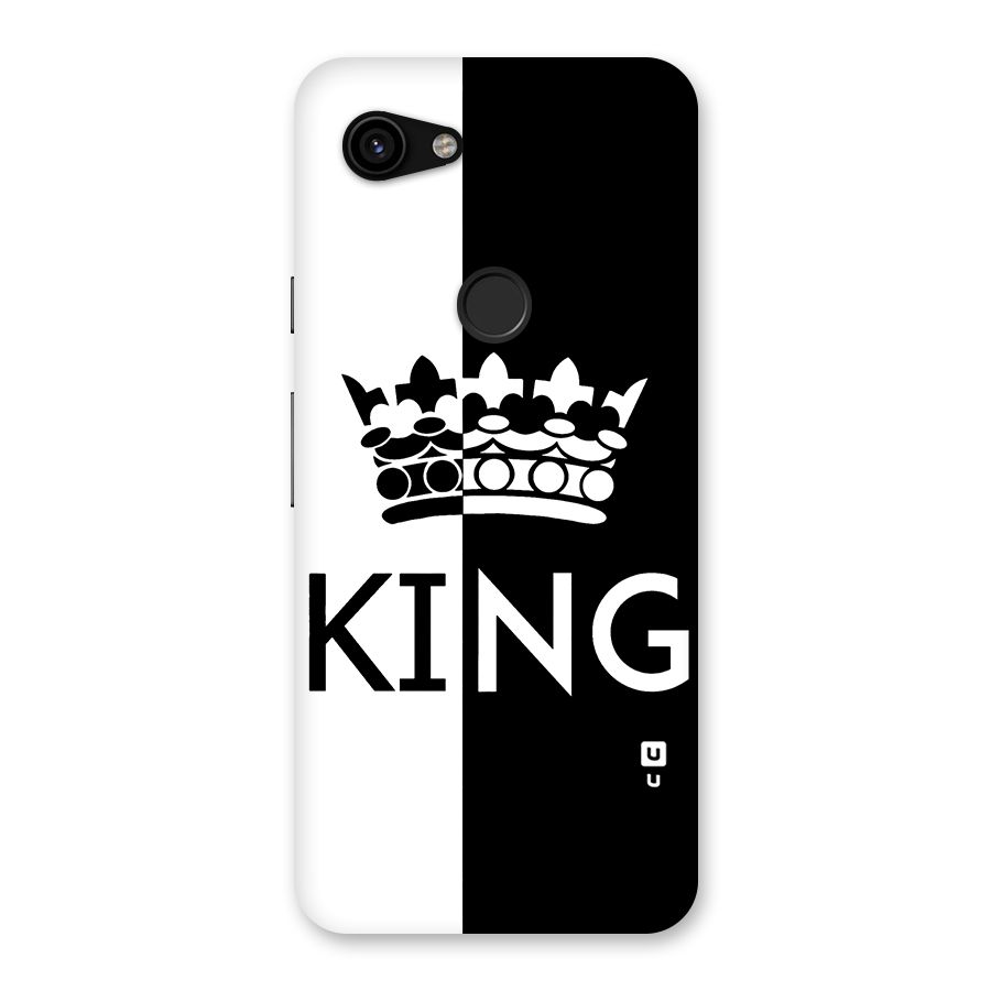 Aesthetic Crown King Back Case for Google Pixel 3a