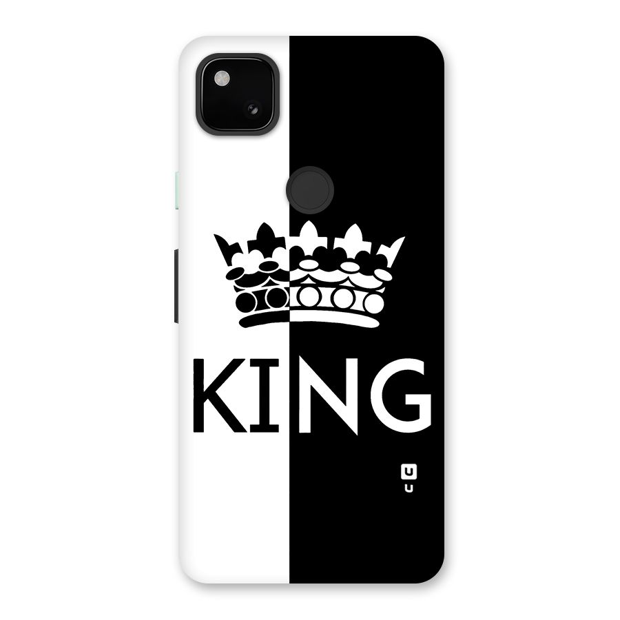 Aesthetic Crown King Back Case for Google Pixel 4a