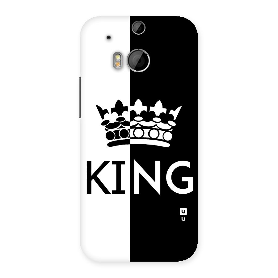 Aesthetic Crown King Back Case for HTC One M8