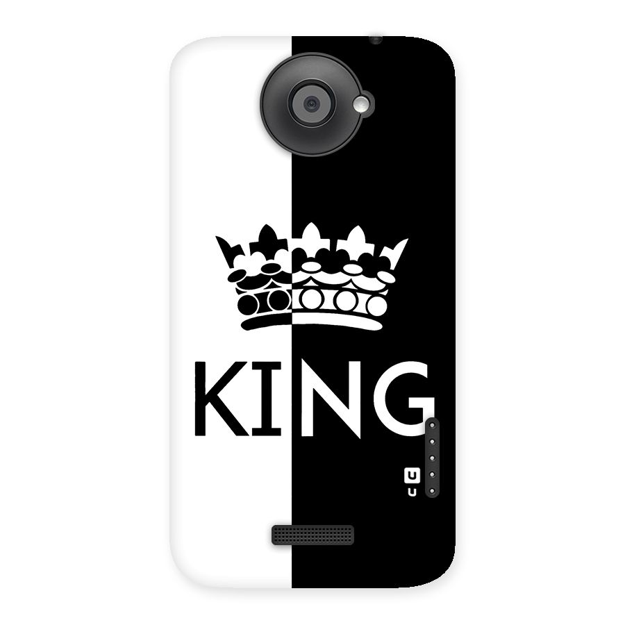 Aesthetic Crown King Back Case for HTC One X