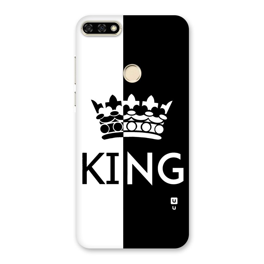 Aesthetic Crown King Back Case for Honor 7A