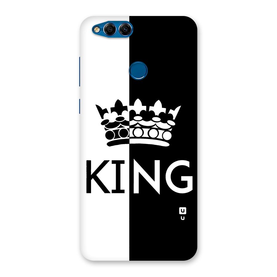 Aesthetic Crown King Back Case for Honor 7X