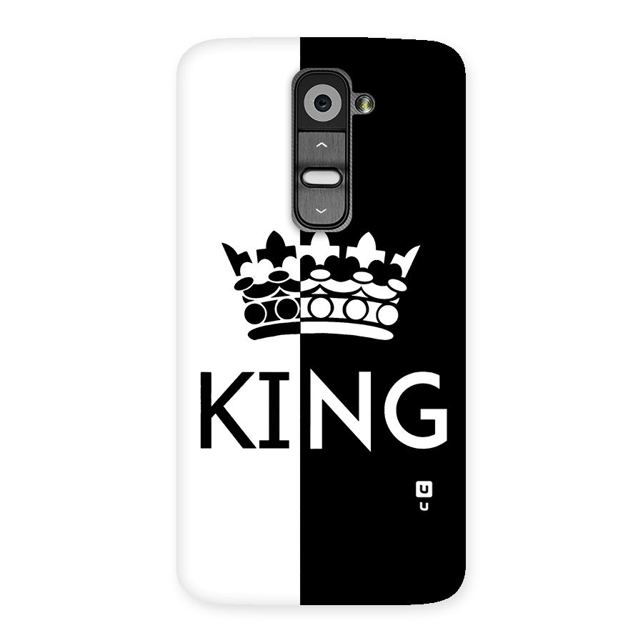 Aesthetic Crown King Back Case for LG G2