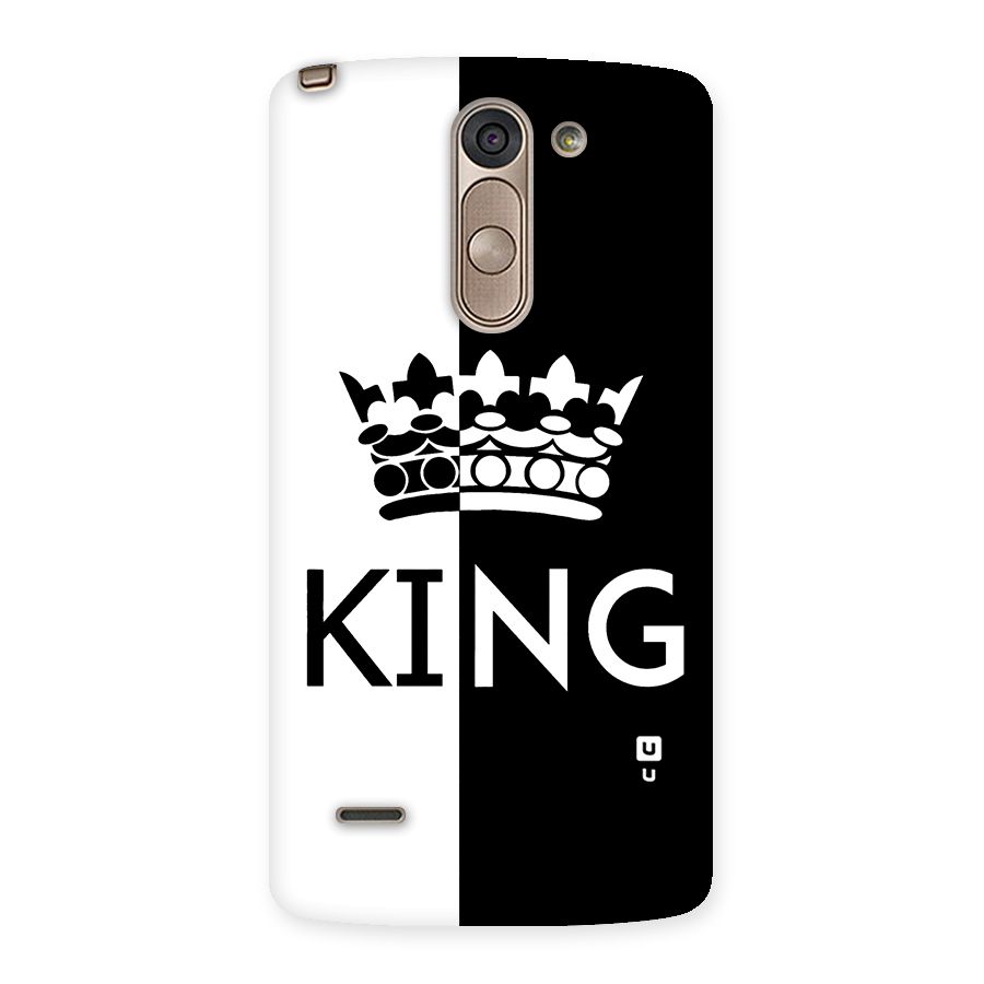 Aesthetic Crown King Back Case for LG G3 Stylus