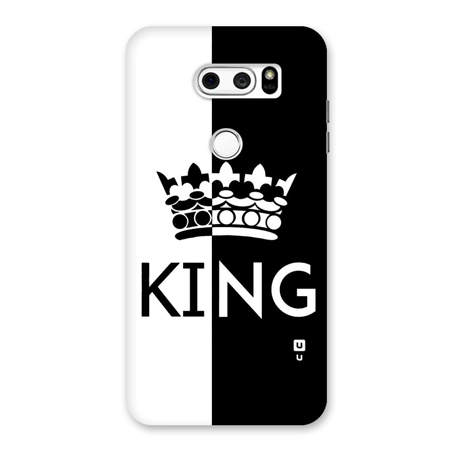 Aesthetic Crown King Back Case for LG V30