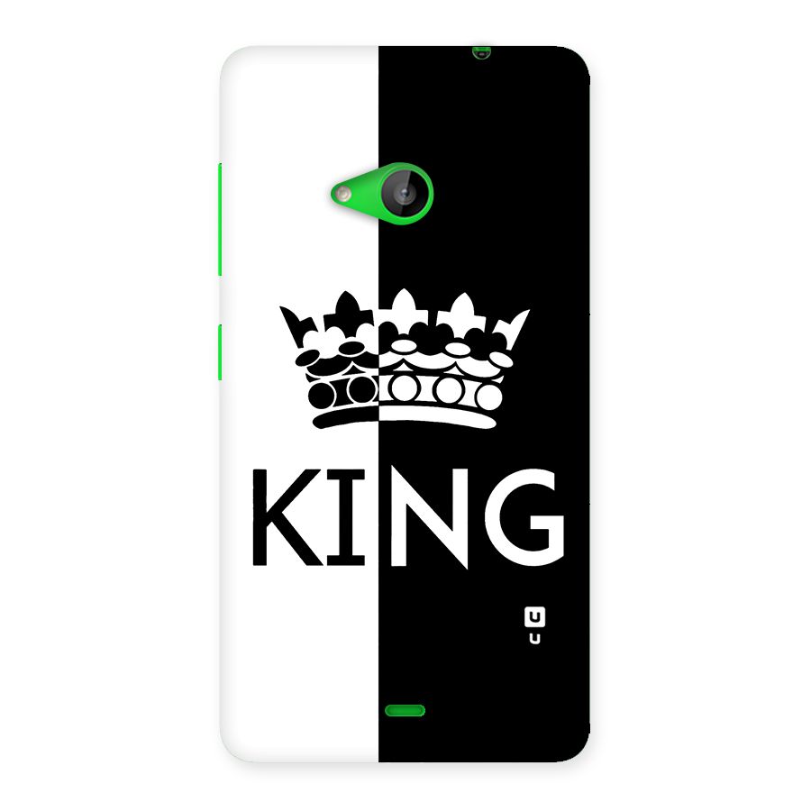 Aesthetic Crown King Back Case for Lumia 535