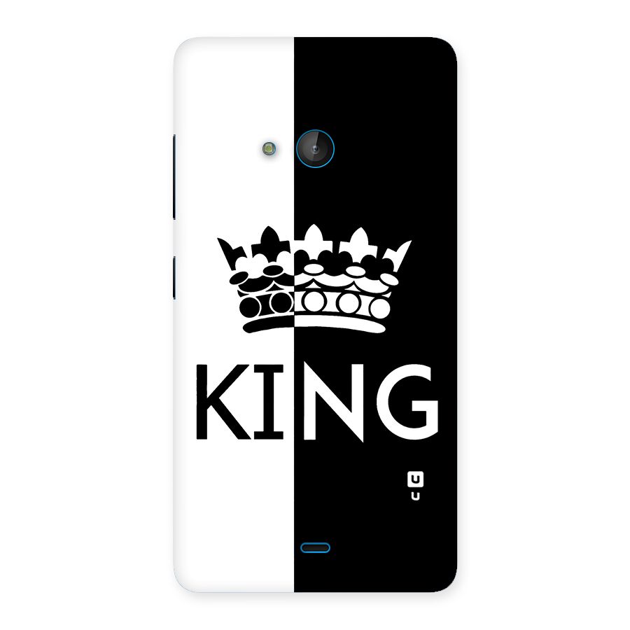 Aesthetic Crown King Back Case for Lumia 540