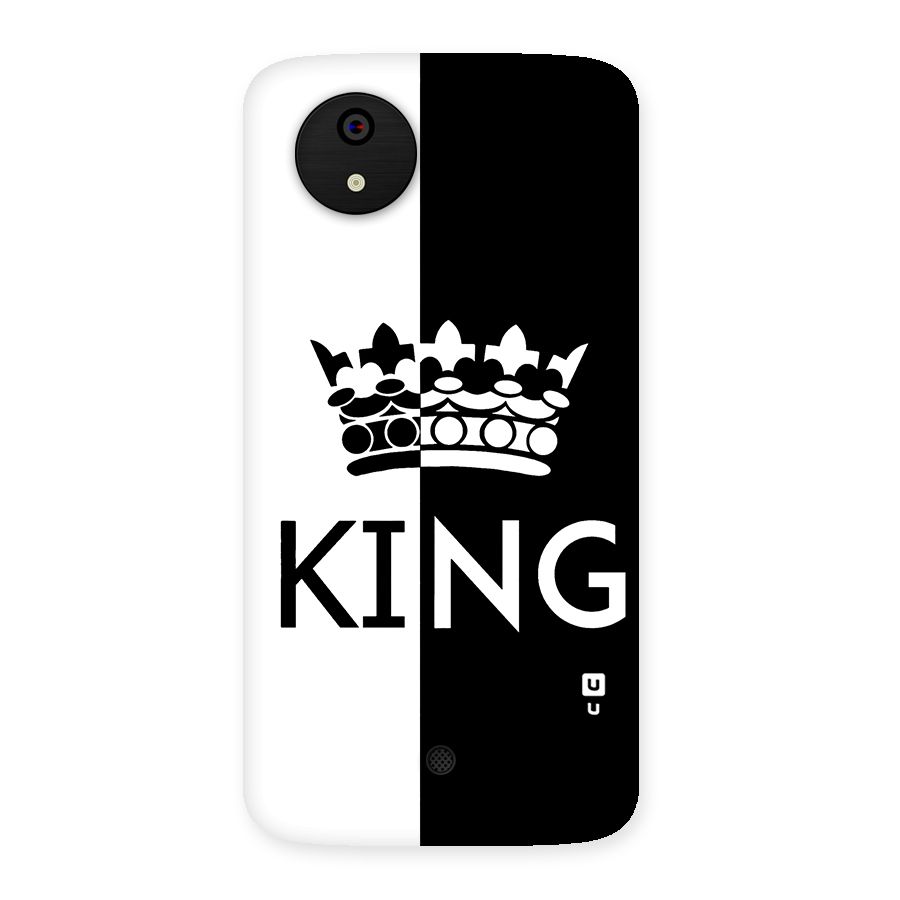 Aesthetic Crown King Back Case for Micromax Canvas A1