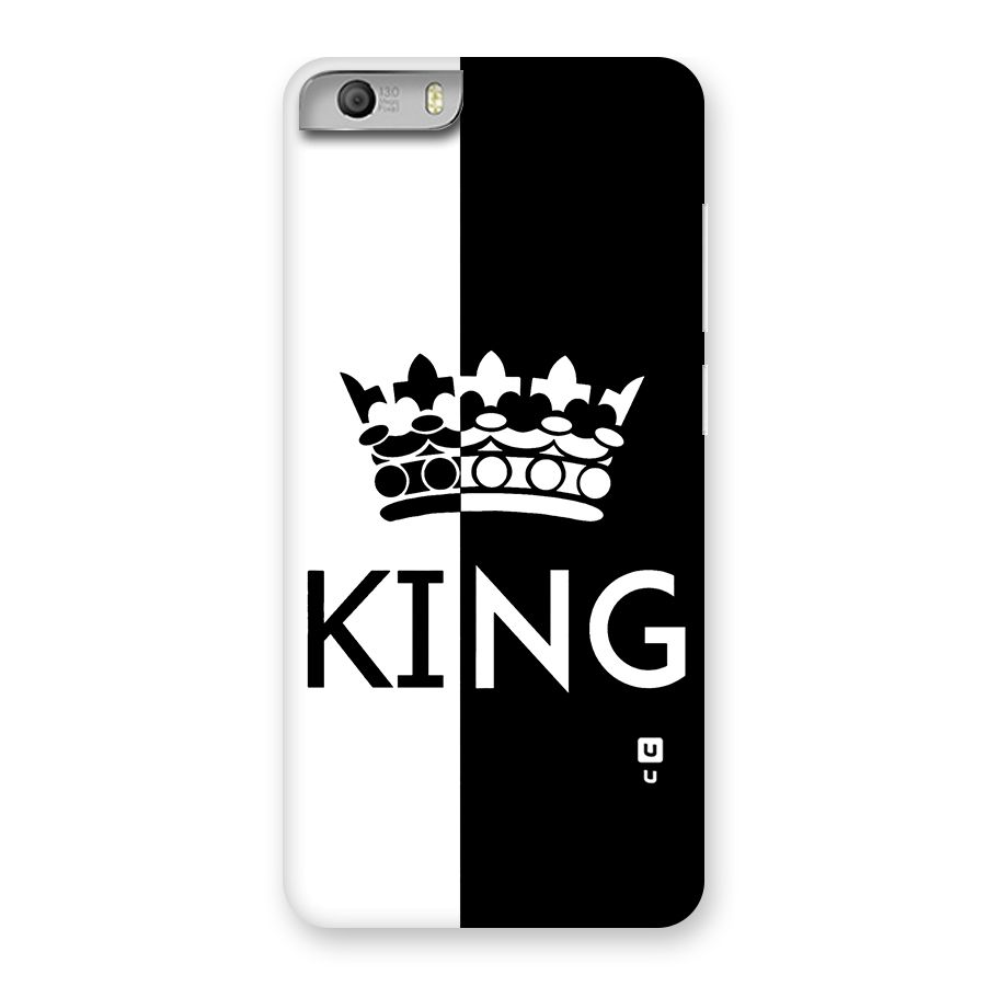 Aesthetic Crown King Back Case for Micromax Canvas Knight 2