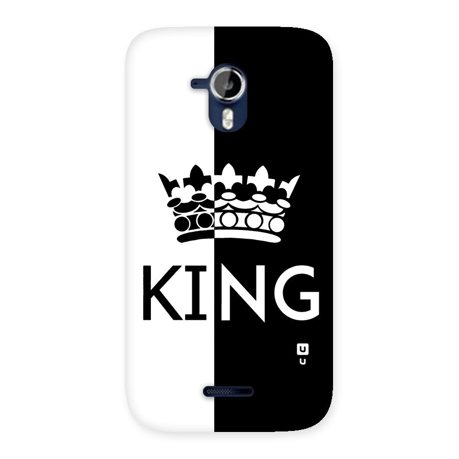 Aesthetic Crown King Back Case for Micromax Canvas Magnus A117