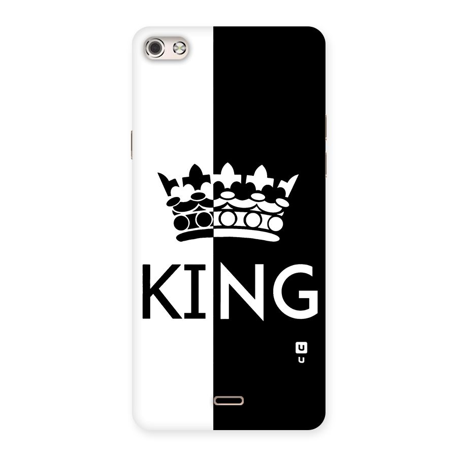 Aesthetic Crown King Back Case for Micromax Canvas Silver 5