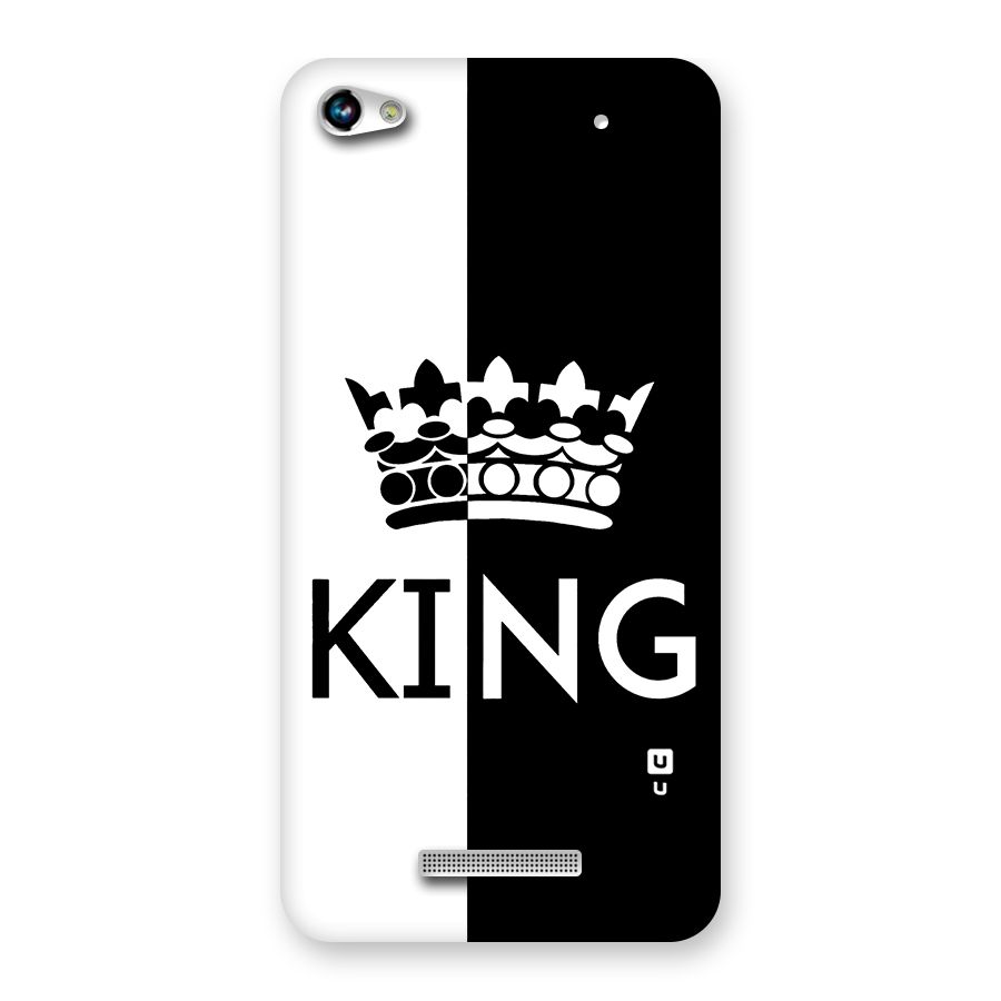 Aesthetic Crown King Back Case for Micromax Hue 2