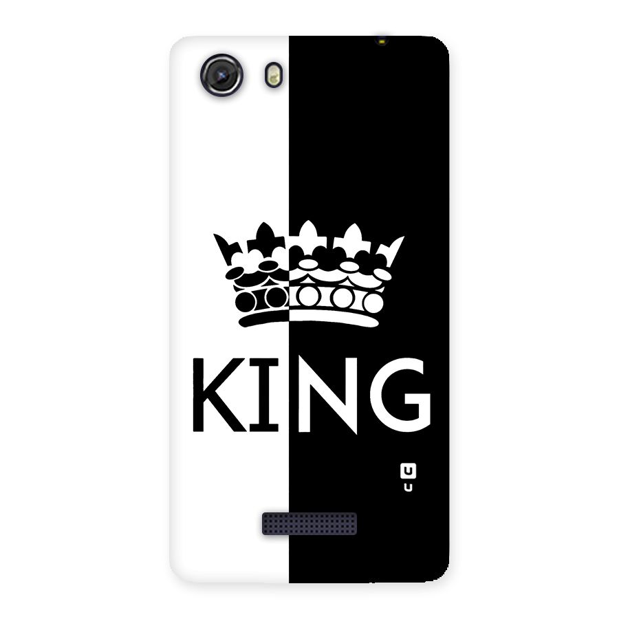 Aesthetic Crown King Back Case for Micromax Unite 3