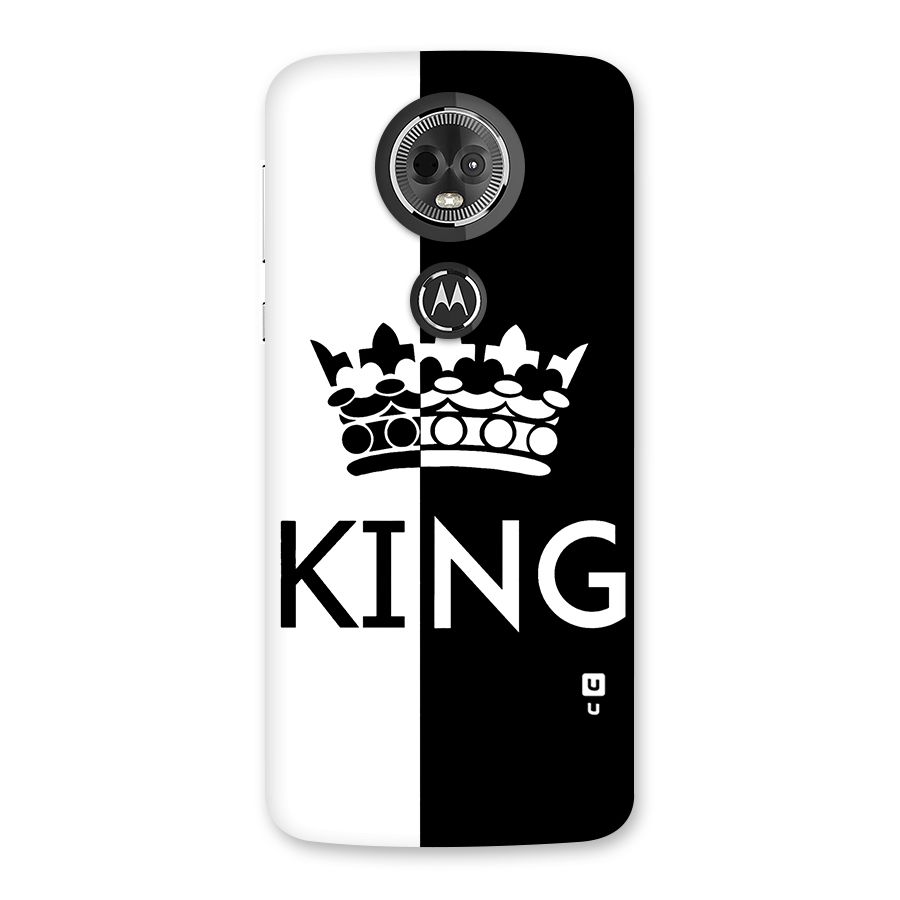 Aesthetic Crown King Back Case for Moto E5 Plus
