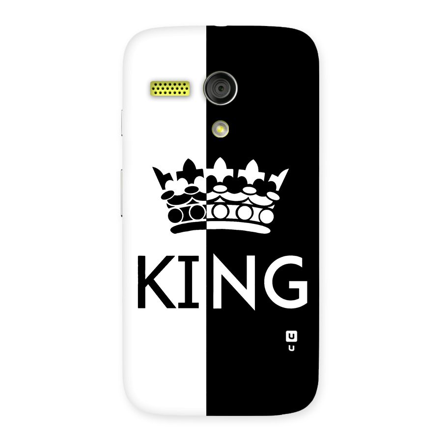 Aesthetic Crown King Back Case for Moto G