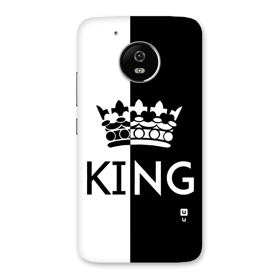 Aesthetic Crown King Back Case for Moto G5