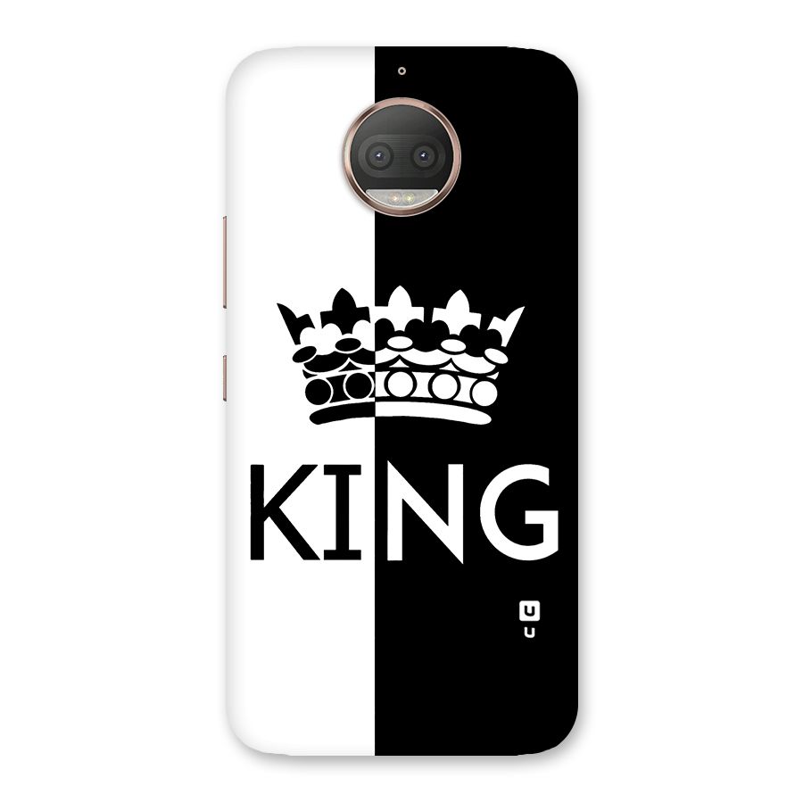 Aesthetic Crown King Back Case for Moto G5s Plus
