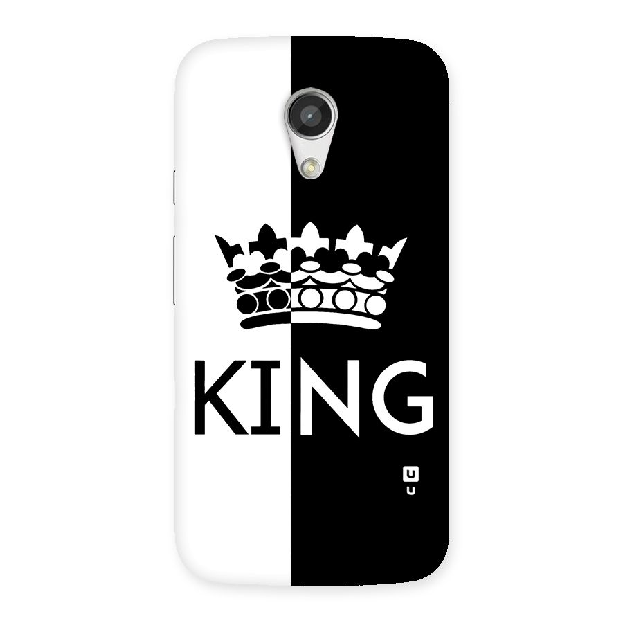 Aesthetic Crown King Back Case for Moto G 2nd Gen