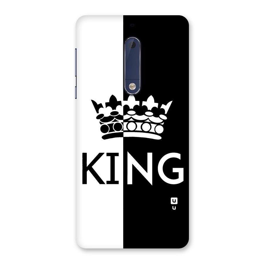 Aesthetic Crown King Back Case for Nokia 5