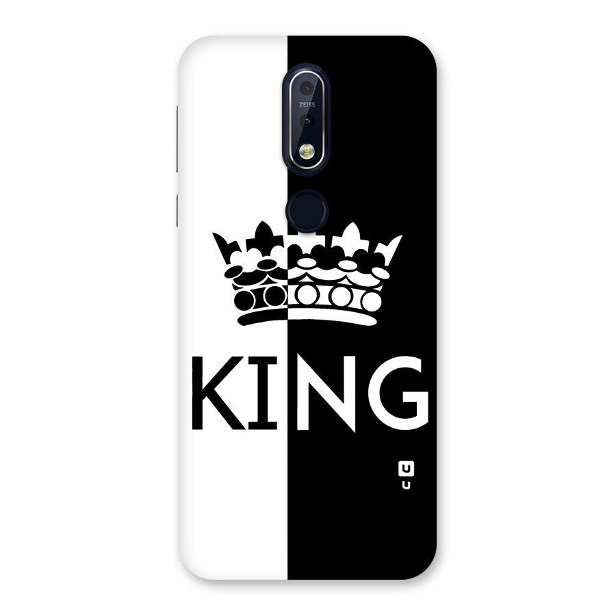 Aesthetic Crown King Back Case for Nokia 7.1
