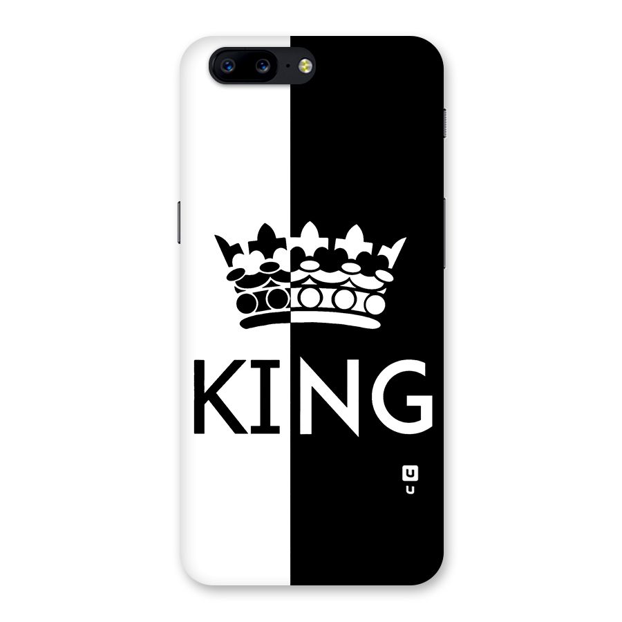 Aesthetic Crown King Back Case for OnePlus 5