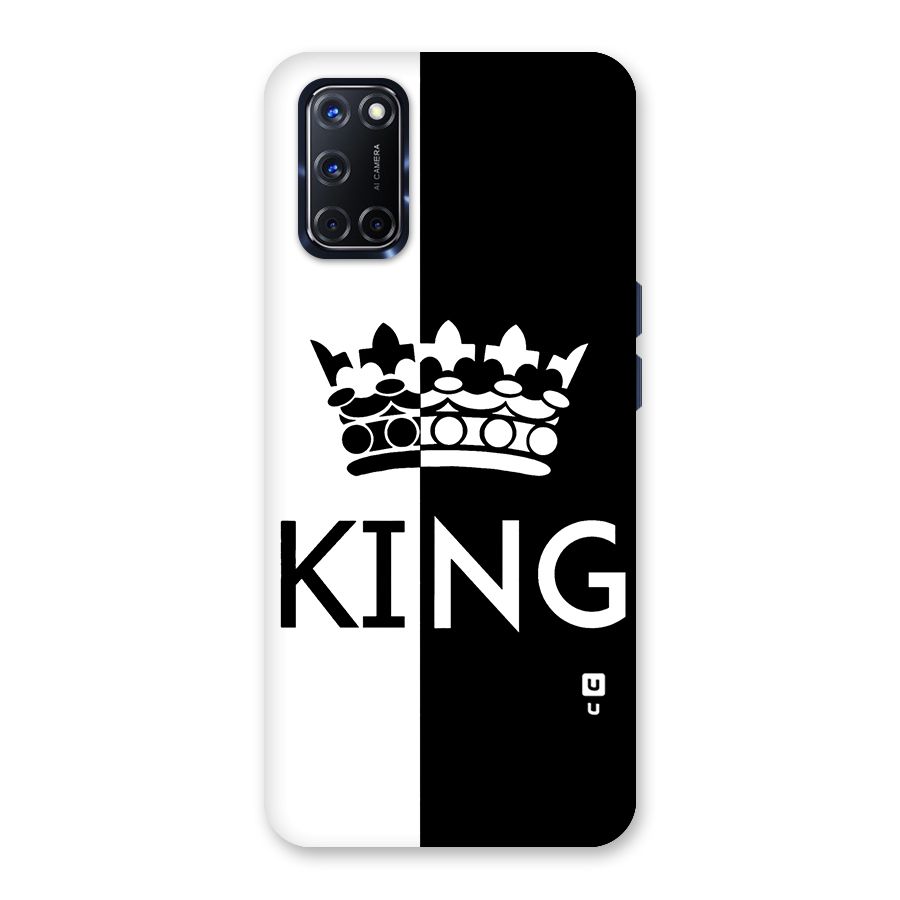 Aesthetic Crown King Back Case for Oppo A52