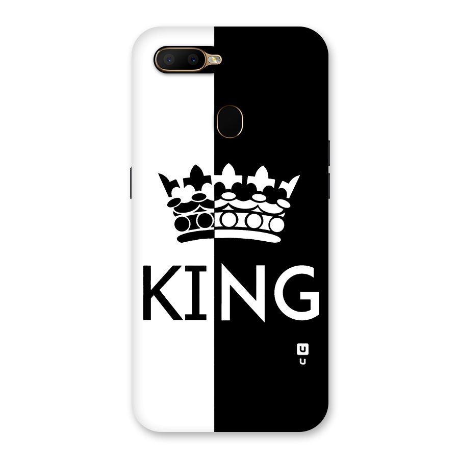 Aesthetic Crown King Back Case for Oppo A5s