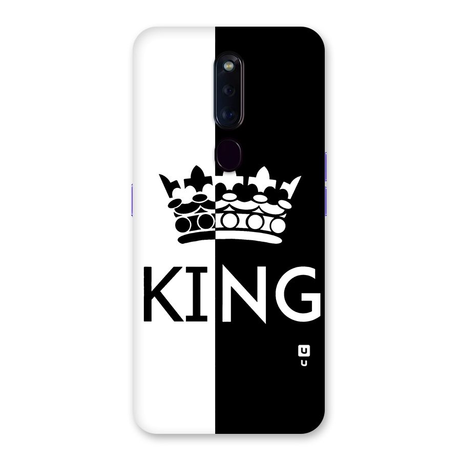 Aesthetic Crown King Back Case for Oppo F11 Pro