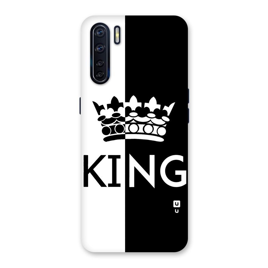 Aesthetic Crown King Back Case for Oppo F15