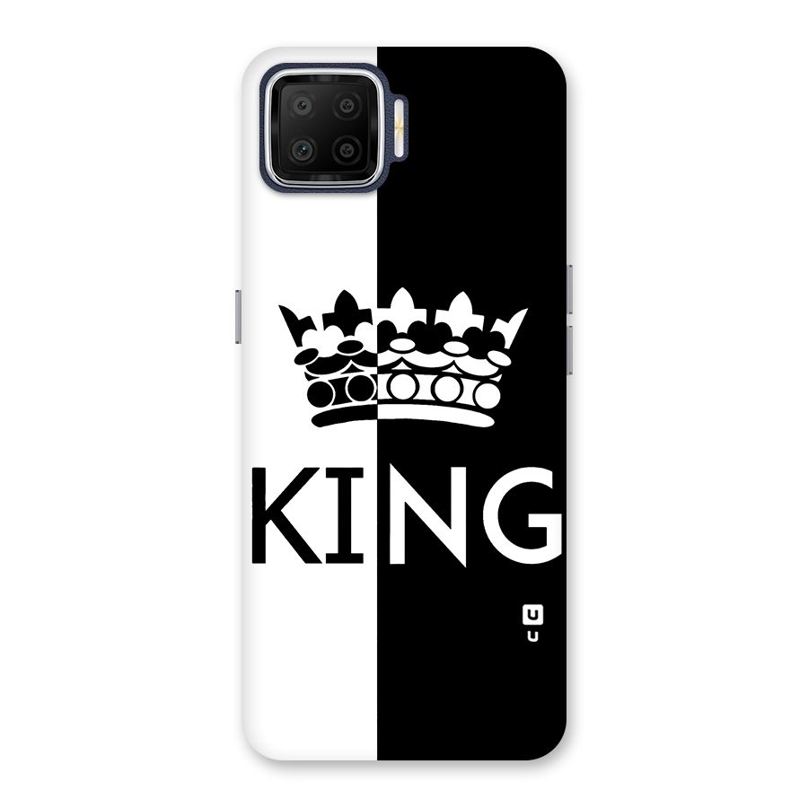 Aesthetic Crown King Back Case for Oppo F17