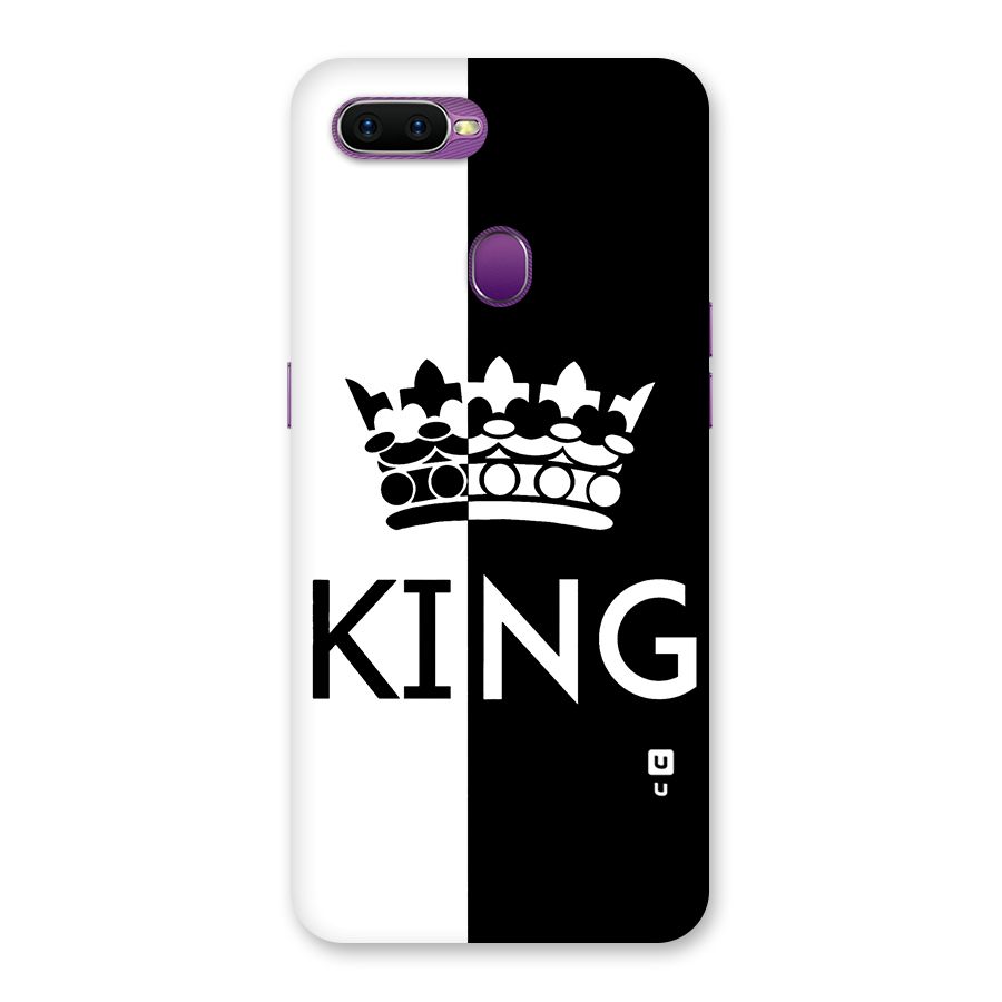 Aesthetic Crown King Back Case for Oppo F9