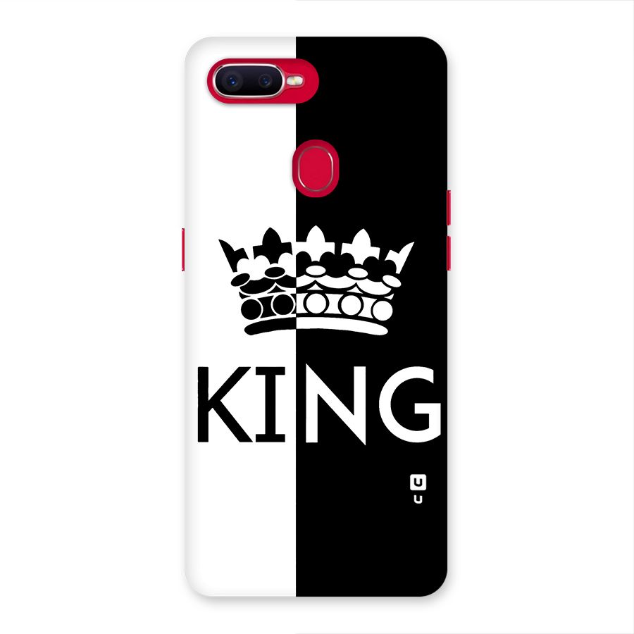Aesthetic Crown King Back Case for Oppo F9 Pro