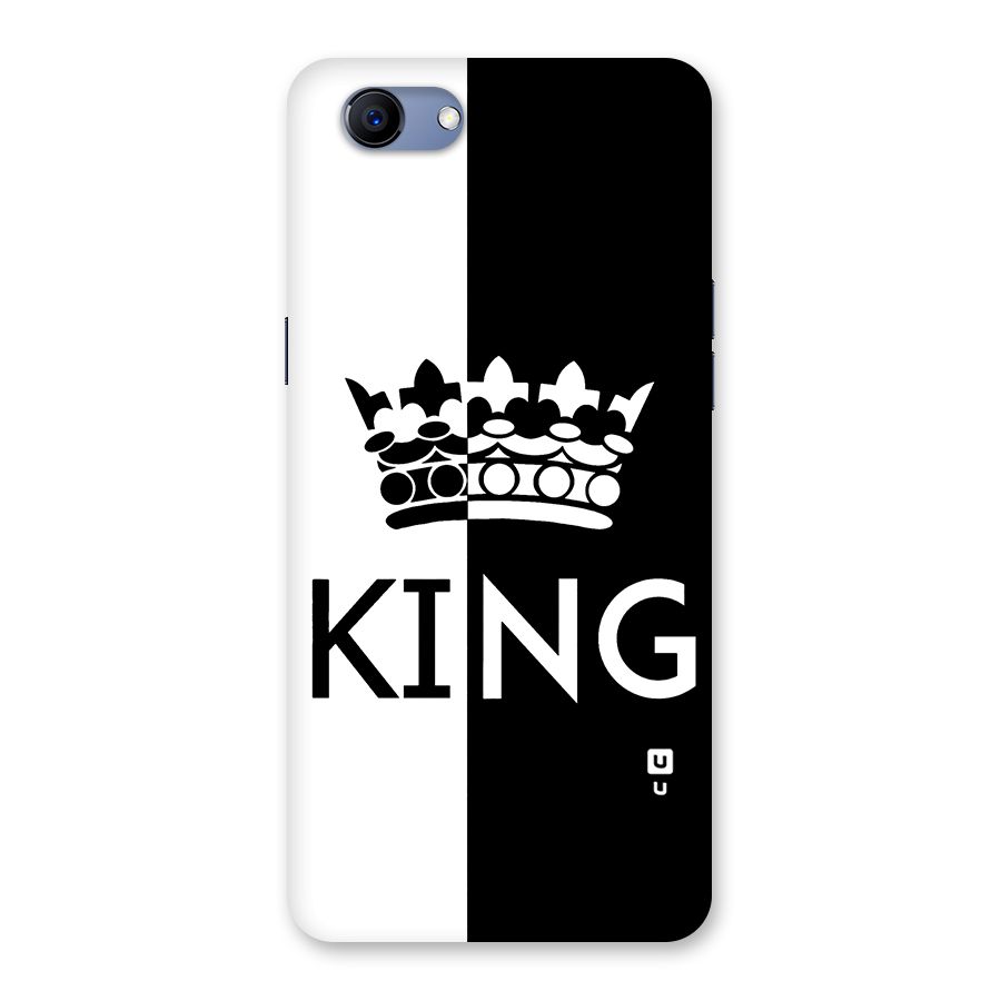 Aesthetic Crown King Back Case for Oppo Realme 1