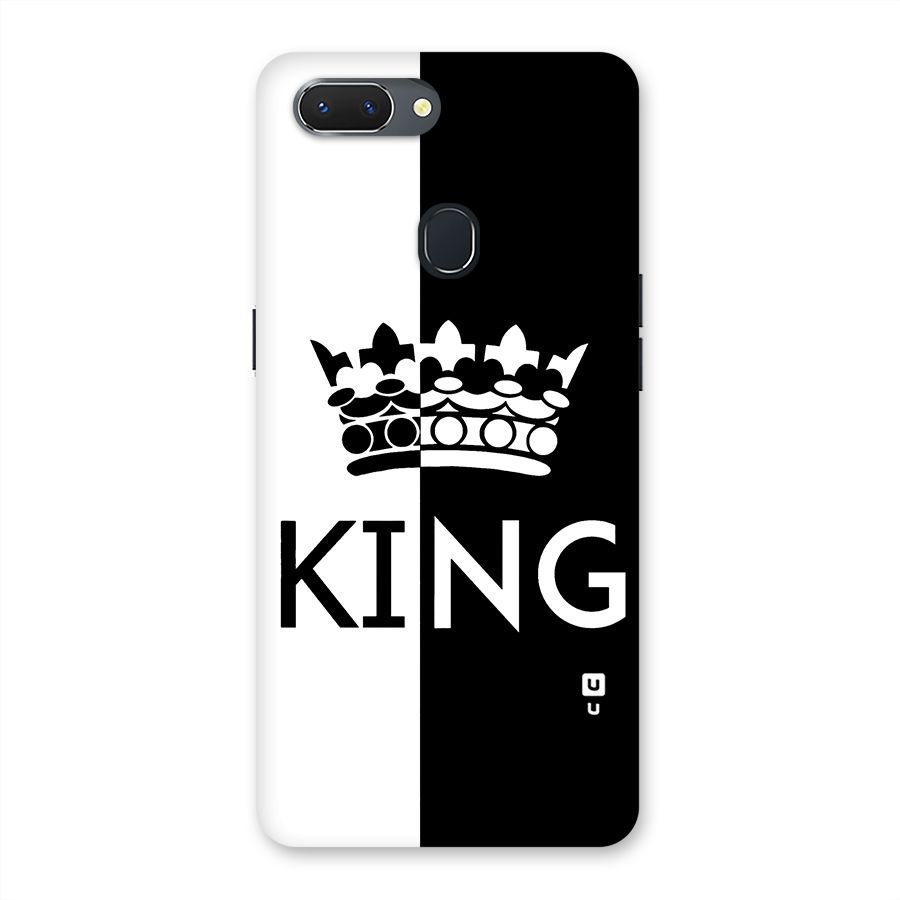 Aesthetic Crown King Back Case for Oppo Realme 2