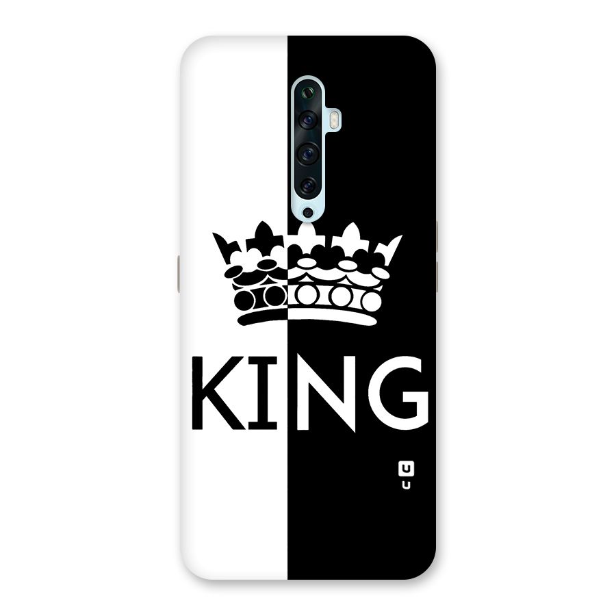 Aesthetic Crown King Back Case for Oppo Reno2 F