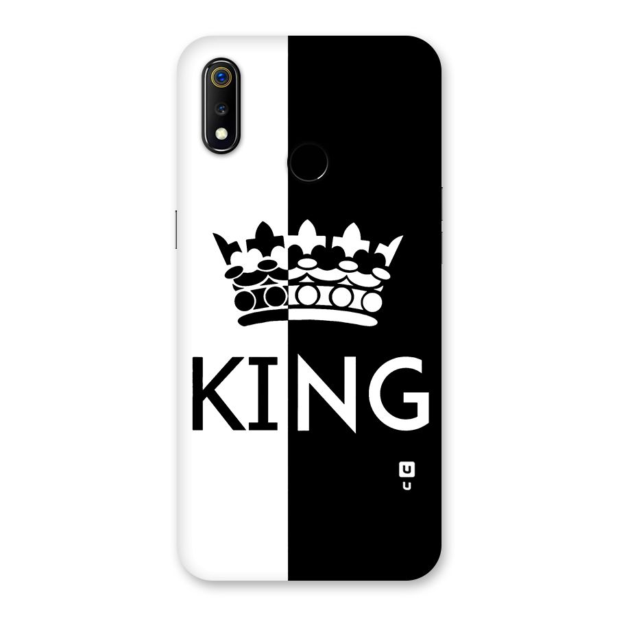 Aesthetic Crown King Back Case for Realme 3