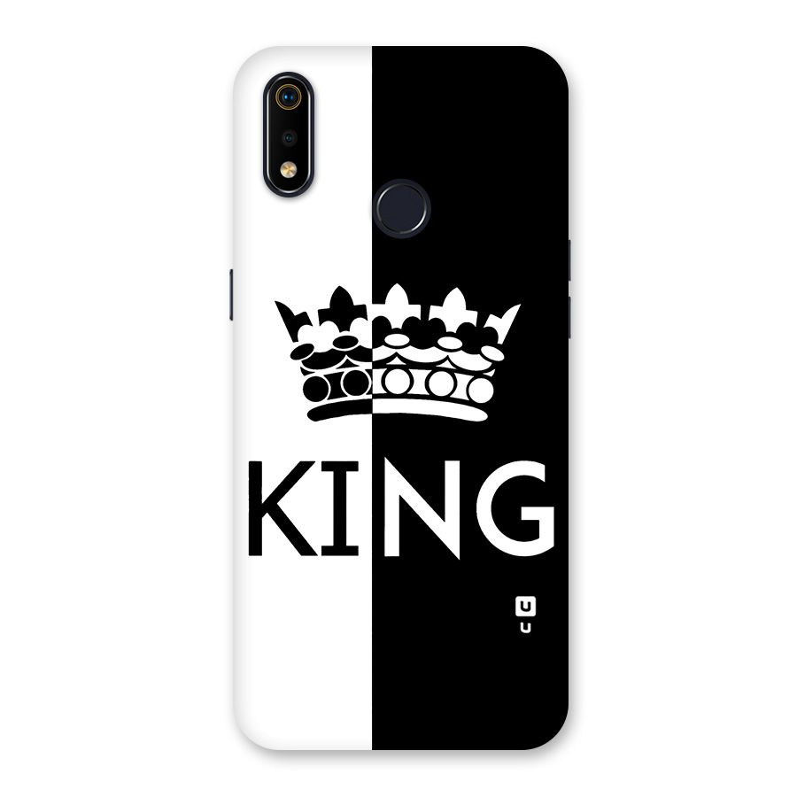 Aesthetic Crown King Back Case for Realme 3i