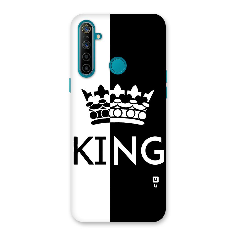 Aesthetic Crown King Back Case for Realme 5i