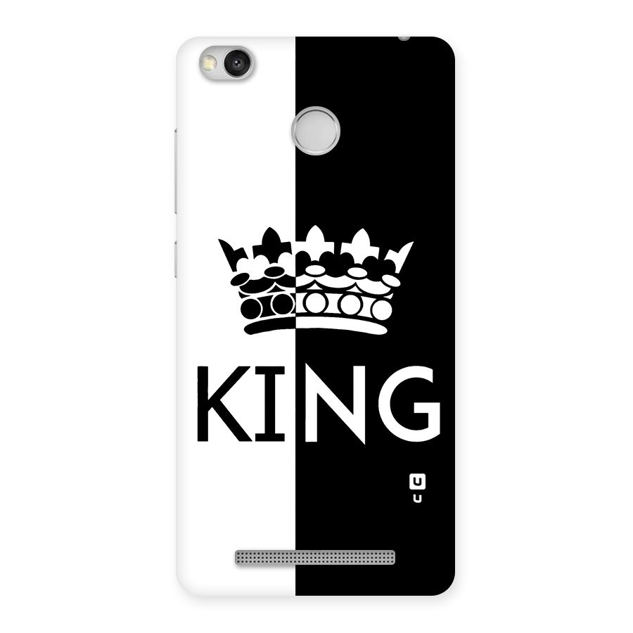 Aesthetic Crown King Back Case for Redmi 3S Prime