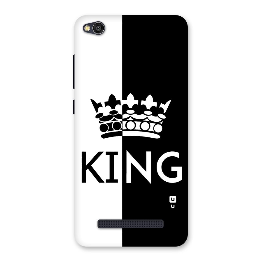 Aesthetic Crown King Back Case for Redmi 4A