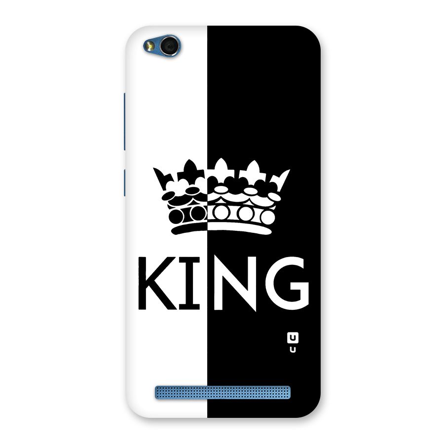 Aesthetic Crown King Back Case for Redmi 5A